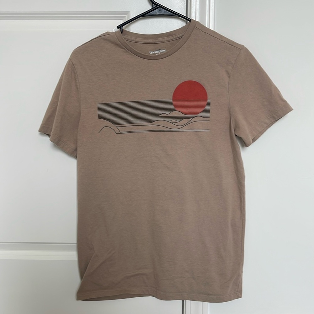 Men’s Small Goodfellow Tan T-Shirt